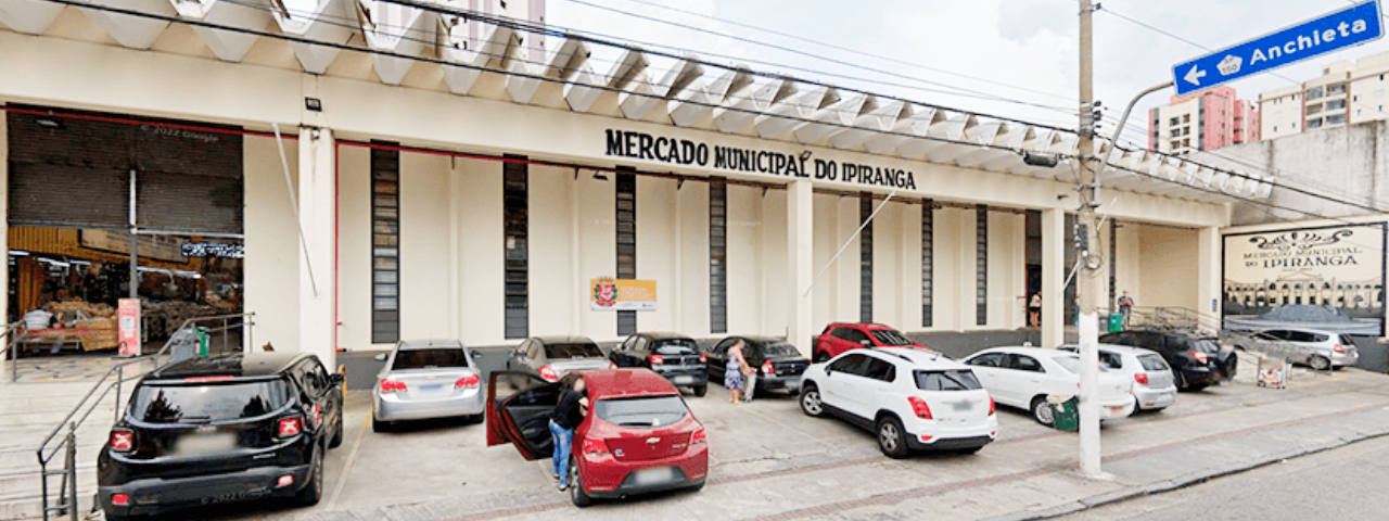 Fachada do Mercado Municipal do Ipiranga