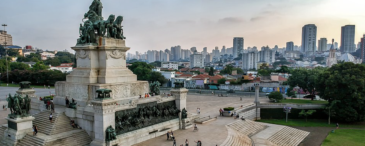 Monumento no Parque da Independência, honrando o local onde foi proclamada a Independência do Brasil