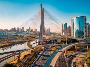 imagem Marginal Pinheiros e Ponte Estaiada