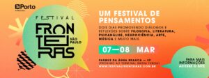 imagem mostra banner de divulgação do Festival Fronteiras
