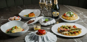 imagem mesa com jantar romantico